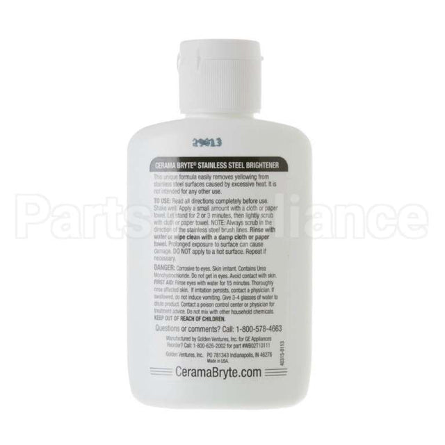 WB02T10111 GE Cleaner-Ss