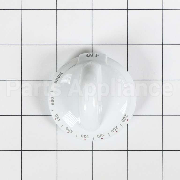WB03K10144 GE Range Oven Knob - White
