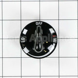 WB03X10122 GE Knob Control Black