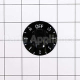 WB03X10276 GE Range Black Control Know With S