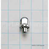 WB03X10317 GE Knob Vent Tri-Chrome Pl