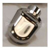WB03X10317 GE Knob Vent Tri-Chrome Pl