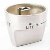 WB03X31659 GE Brushed Ss Multi Ring Knob