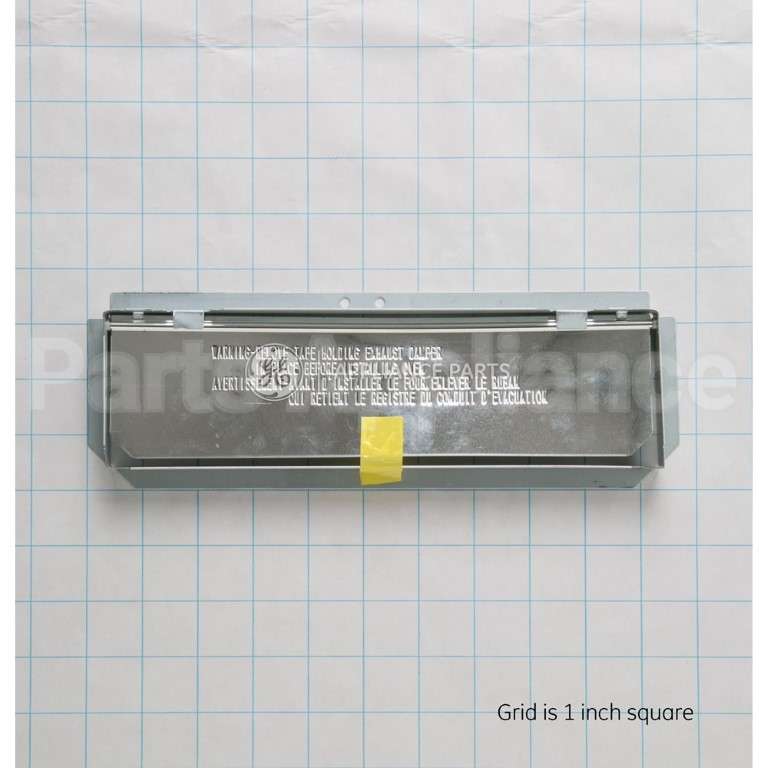 WB06X10436 GE Microwave Hood Damper Assembly