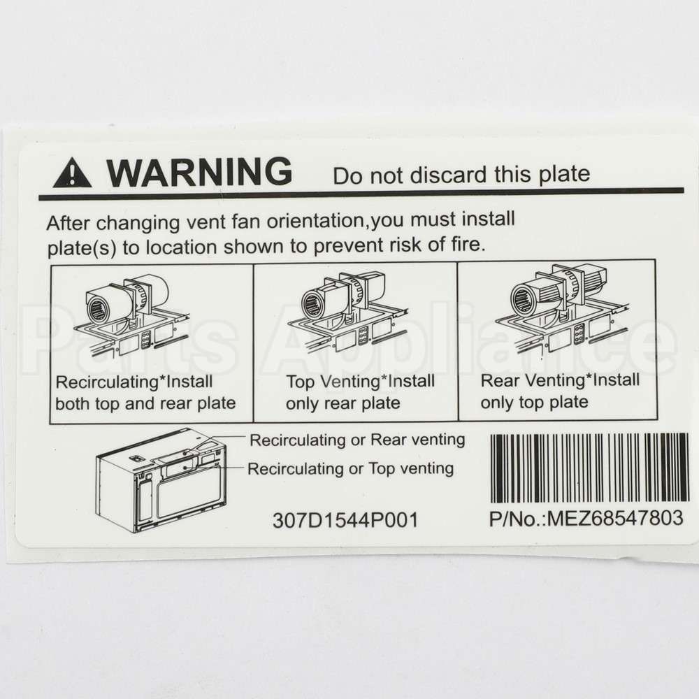 WB06X35395 GE Safety Cover