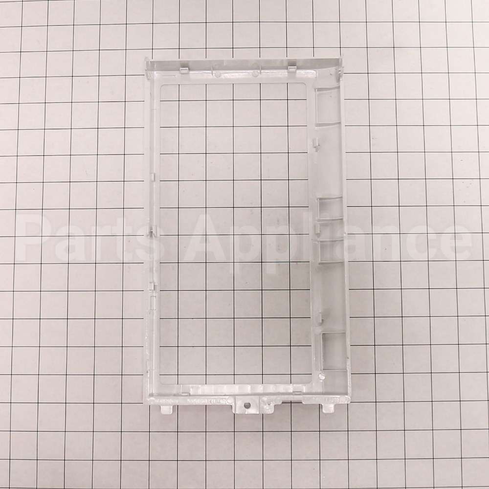 WB07X10195 GE Microwave Control Panel Frame - White