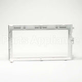 WB07X10195 GE Microwave Control Panel Frame - White