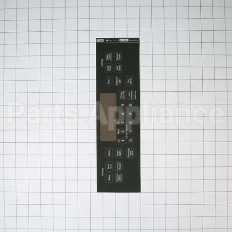 WB07X21417 GE Range Control Panel - Gray