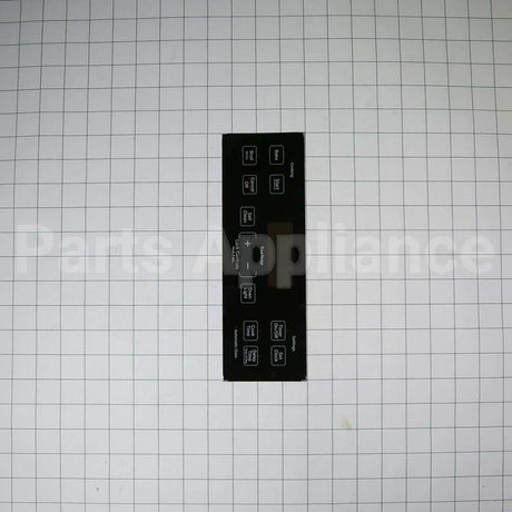 WB07X24620 GE Range Control Panel - Black
