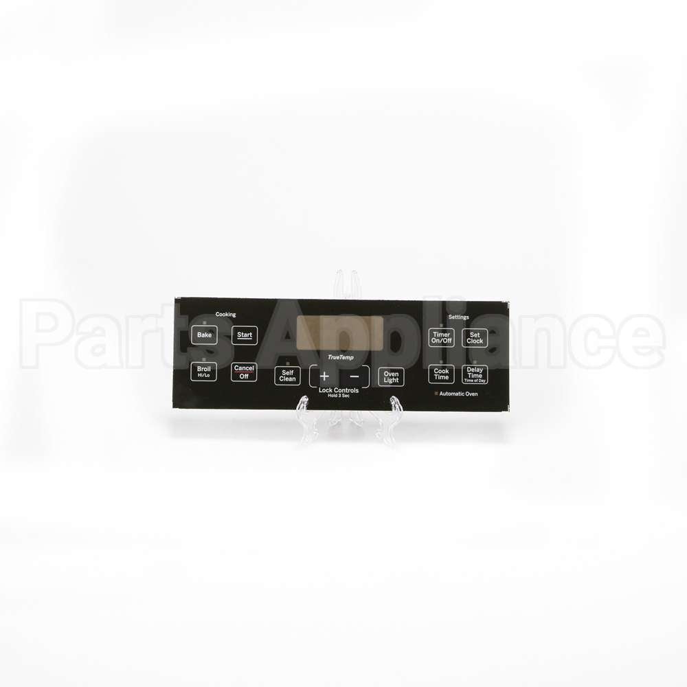 WB07X24620 GE Range Control Panel - Black