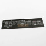 WB07X24620 GE Range Control Panel - Black