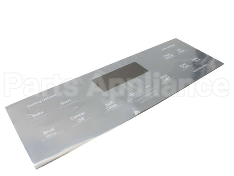 WB07X25217 GE Range Control Panel - Black
