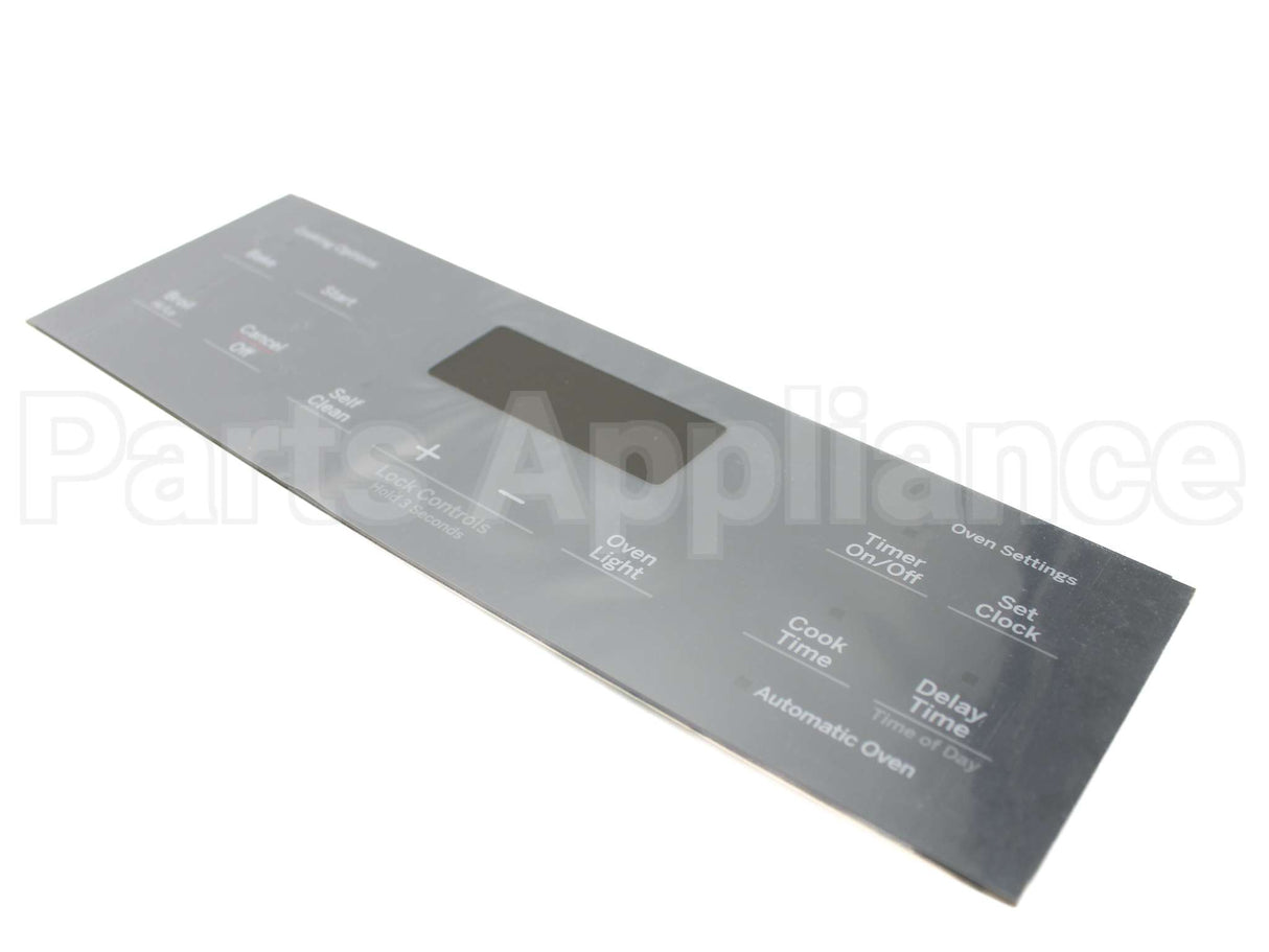 WB07X25217 GE Range Control Panel - Black