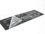 WB07X26647 GE Faceplate Graphics (Bk)