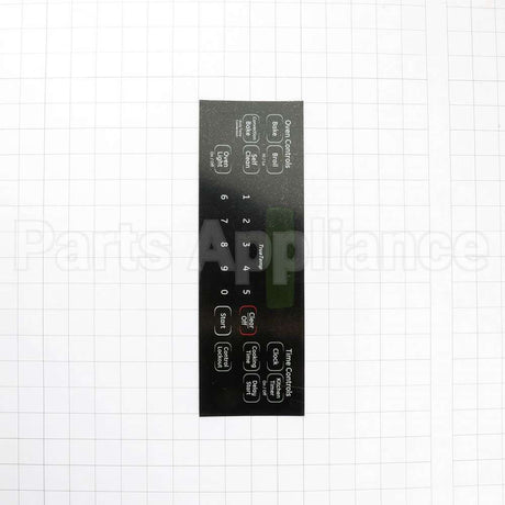 WB27K10407 GE Range Faceplate