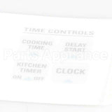 WB27K5338 GE Clock Plate-White