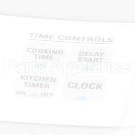 WB27K5338 GE Clock Plate-White
