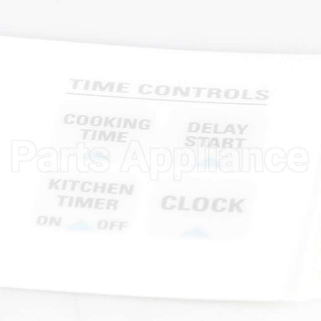WB27K5338 GE Clock Plate-White