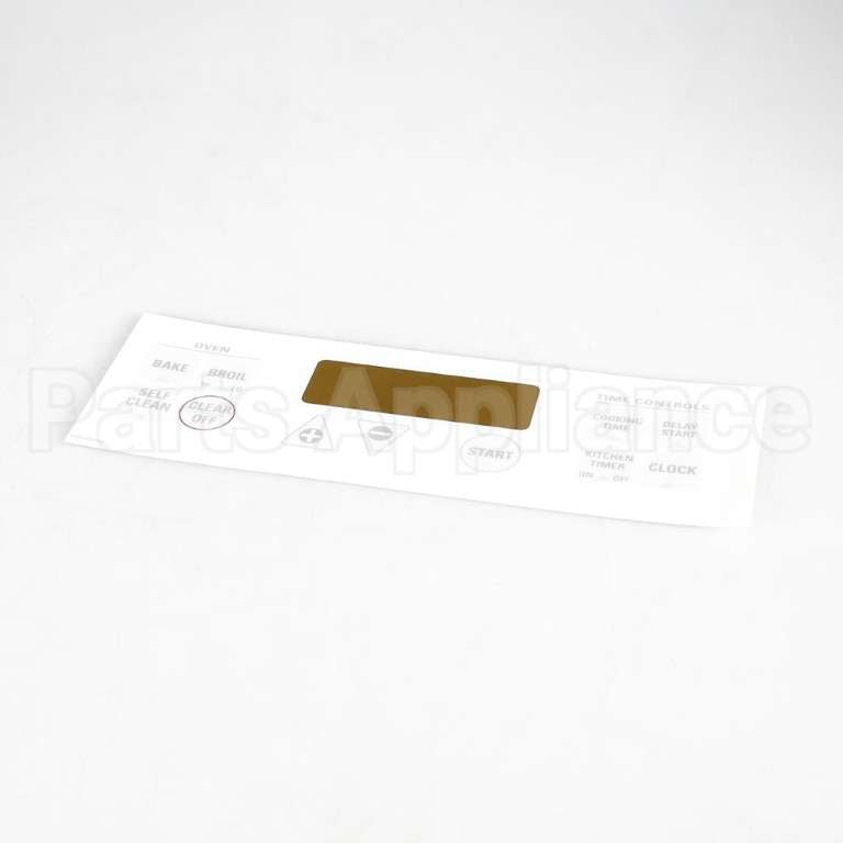 WB27K5338 GE Clock Plate-White