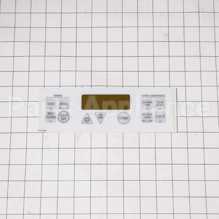 WB27K5338 GE Clock Plate-White