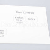 WB27T11014 GE Faceplate Graphics (Wh)