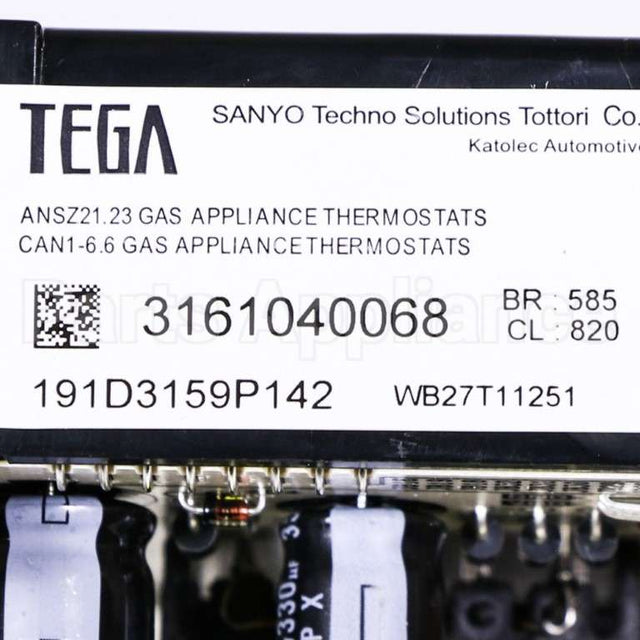WB27T11251 GE Oven Control (Erc3B)