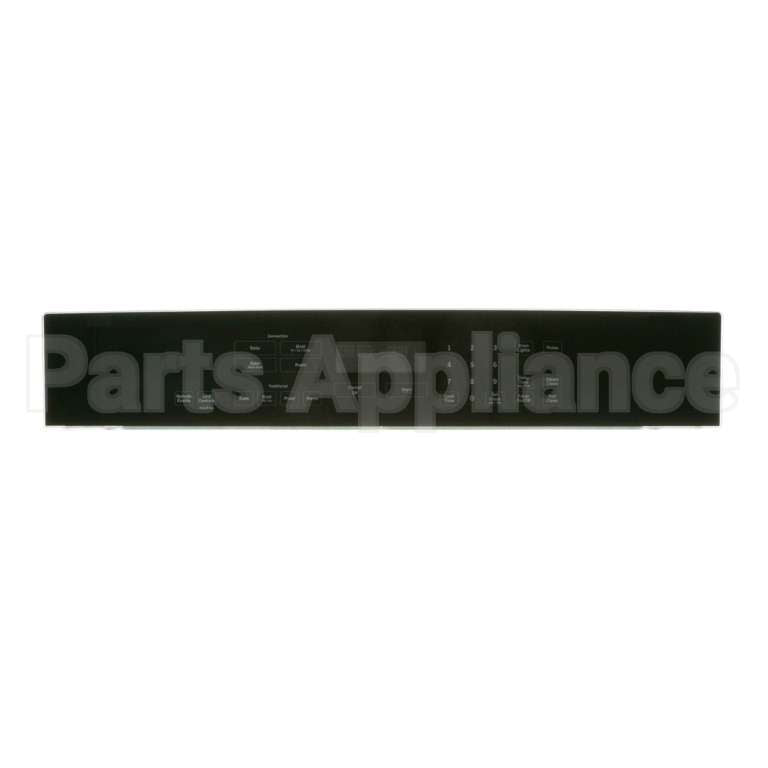 WB27T11477 GE Control Panel Glass Asm