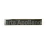 WB27T11478 GE Control Panel Glass Asm