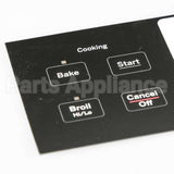 WB27T11511 GE Range Faceplate - Black