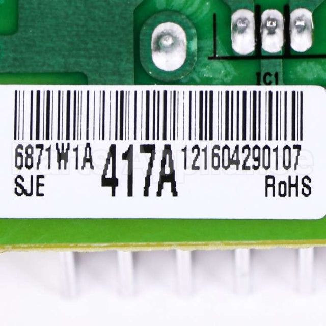 WB27X10861 GE Microwave Control Board