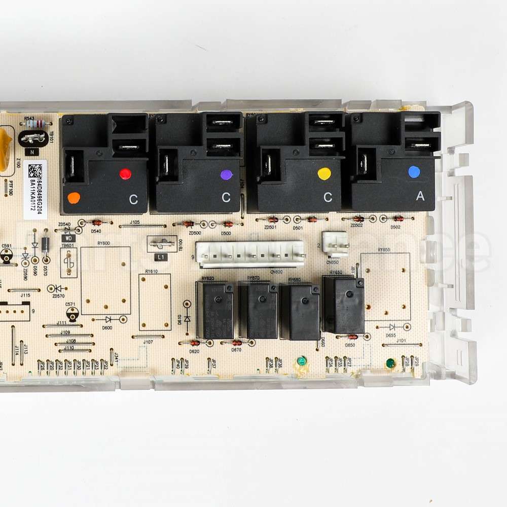 WB27X29606 GE Oven Control T012 White Led