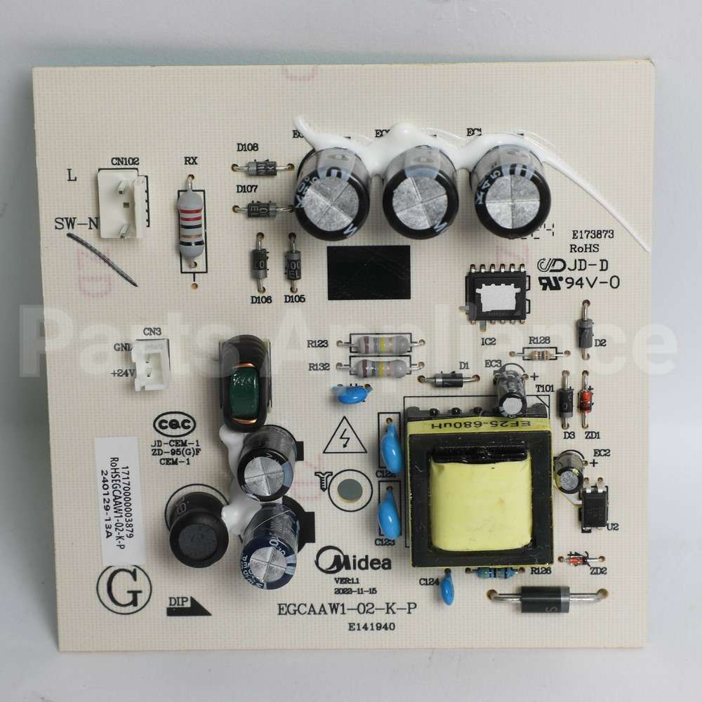 WB27X42538 GE Power Circuit Board