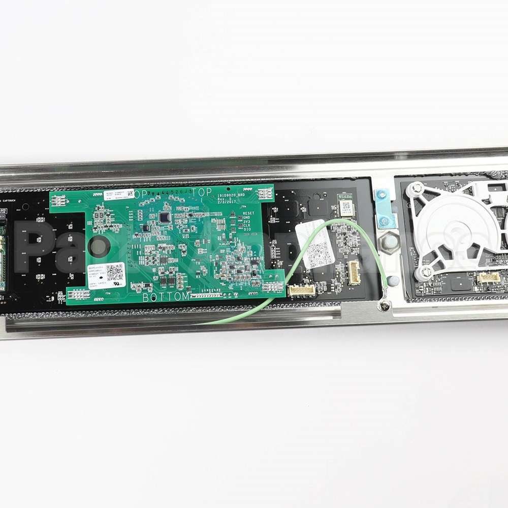 WB27X43576 GE Stainless Control Panel Overlay W/ Wifi