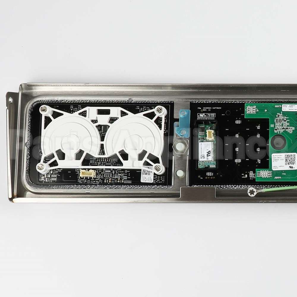 WB27X43579 GE Stainless Control Panel Overlay W/ Wifi