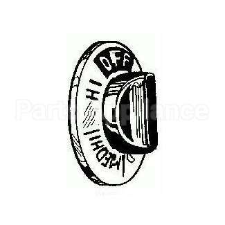 WB3X464 GE Knob S U