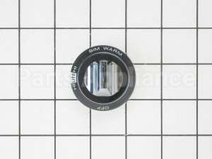 WB3X701 GE Gas Range Knob - Black & Silver