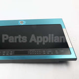 WB56X26203 GE Microwave Door - Black & Stainless Steel