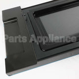 WB56X26203 GE Microwave Door - Black & Stainless Steel