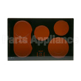 WB62T10528 GE Maintop Glass Asm (Bk)