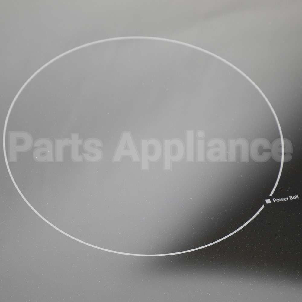 WB62X20907 GE Rangetop Glass Asm (Bk)