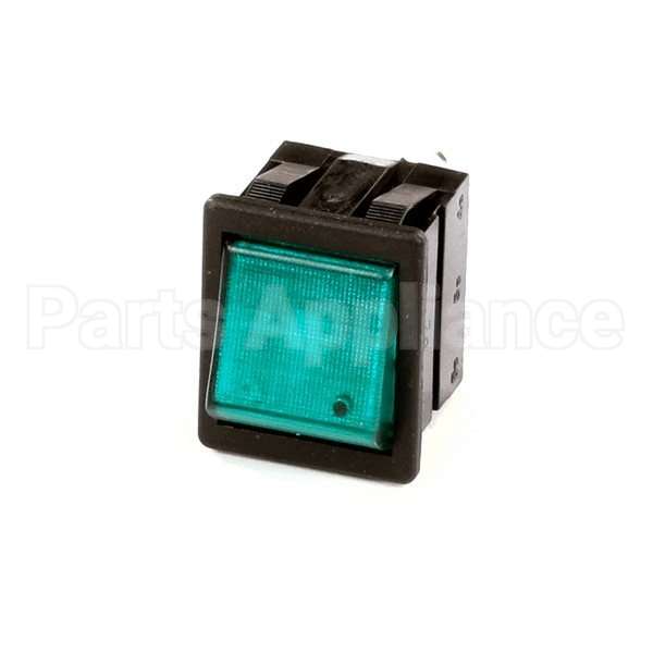 WC-113R Compatible Curtis Switch, Brew (Green) 120V Neon