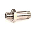 WC-2928P Compatible Curtis Fitting, 3/8 Nipple/Nut Plated