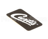 WC-38198 Wilbur Curtis Label, Cover-Up Black W/Curtis