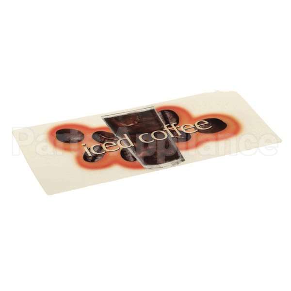 WC-38472 Compatible Curtis Label, Front Tcoc Iced Coffee