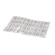 WC-39107 Compatible Curtis Label, Adhesive Canister Curti