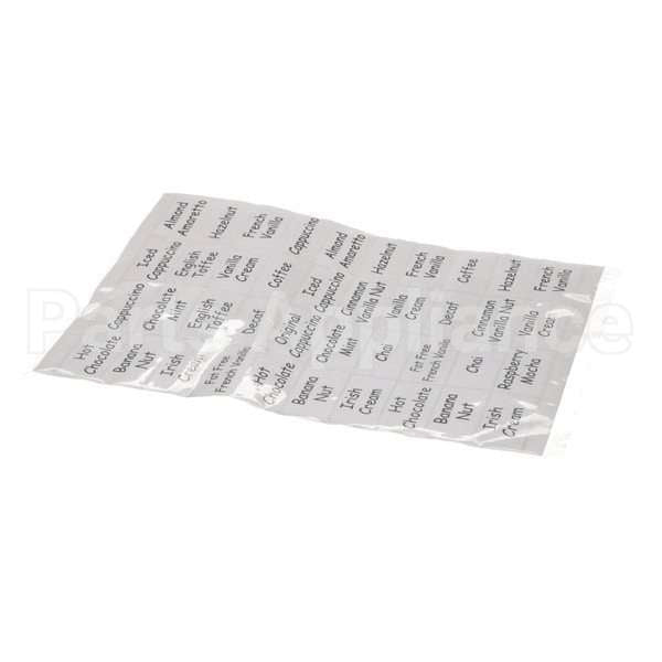 WC-39107 Compatible Curtis Label, Adhesive Canister Curti