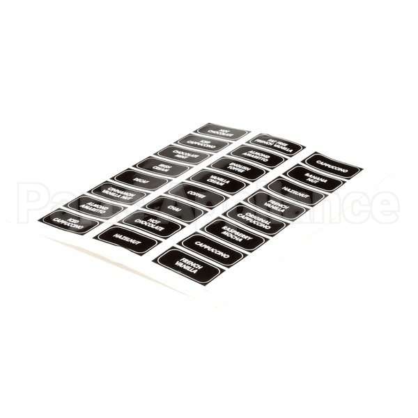 WC-39350-02 Compatible Curtis Label, Panel Flavor Pcgts Curt