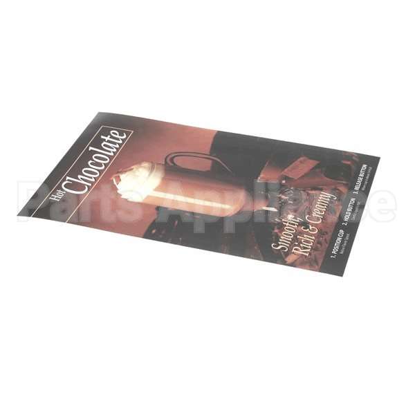 WC-39493 Compatible Curtis Film, Door Display Hot Chocola