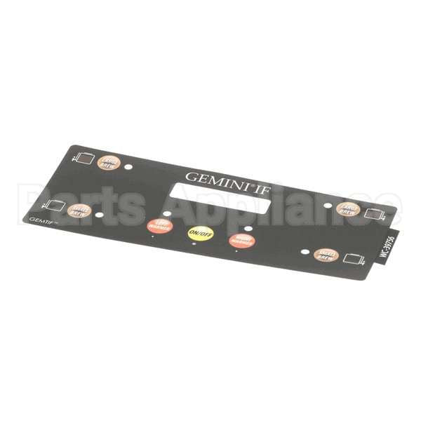 WC-39756 Compatible Curtis Label, Ucm Overlay Panel 2-Bat