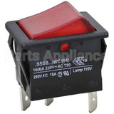 WC114R Compatible Curtis Switch 15/16 X 1-1/8 Spst